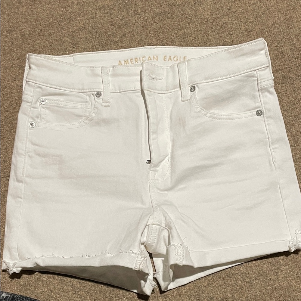 American Eagle Outfitters Women's Crisp White Jean Shorts